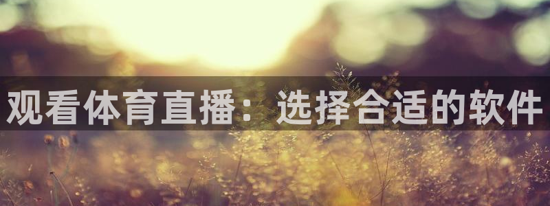 360足球直播吧在线观看高清：观看体育直播：选择合适的软件